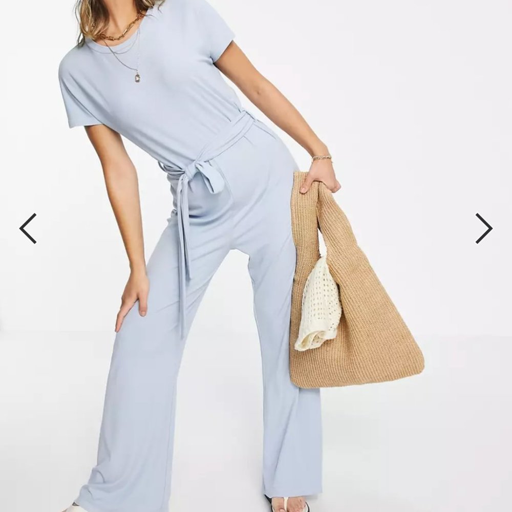Pretty Lavish Tie Waist Jumpsuit